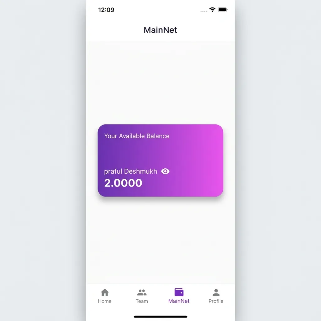 PCN Chain MainNet Screen